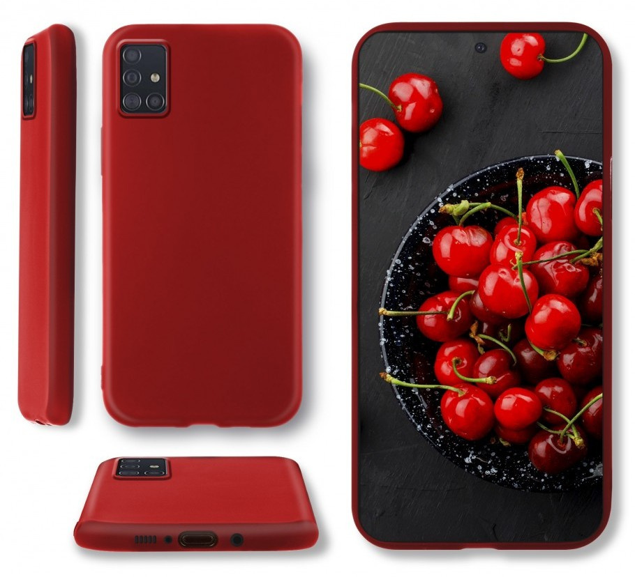 Etui plecki do Samsung Galaxy A51 Czerwony
