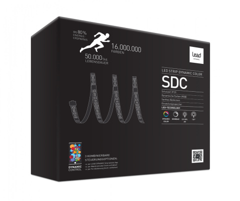 Zestaw Taśma LED LEAD ENERGY SDC20 Kolor 5m Zestaw Taśma LED LEAD ENERGY SDC20 Kolor 5m